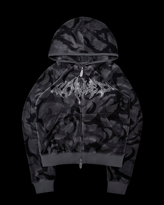 NMDCLLC BLADE CAMO VELOUR TRACKSUIT