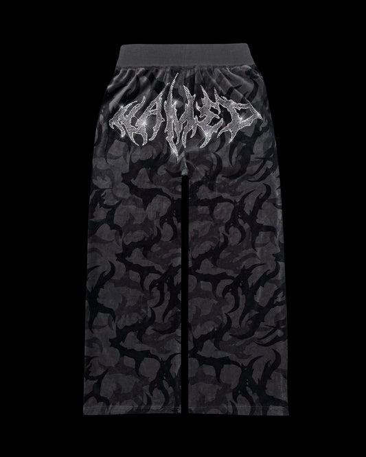 NMDCLLC BLADE CAMO VELOUR TRACKSUIT
