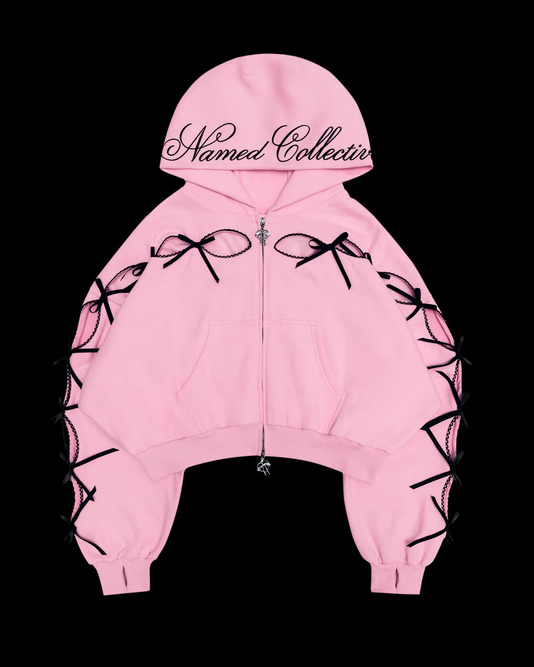 NC PRINC355 RIBBON CROP TRACKSUIT