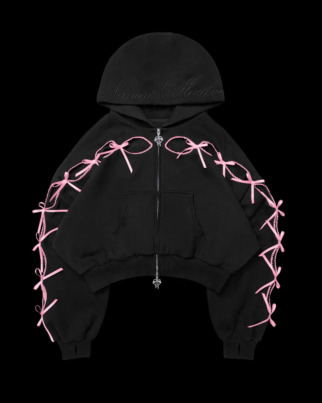 NC PRINC355 RIBBON CROP TRACKSUIT